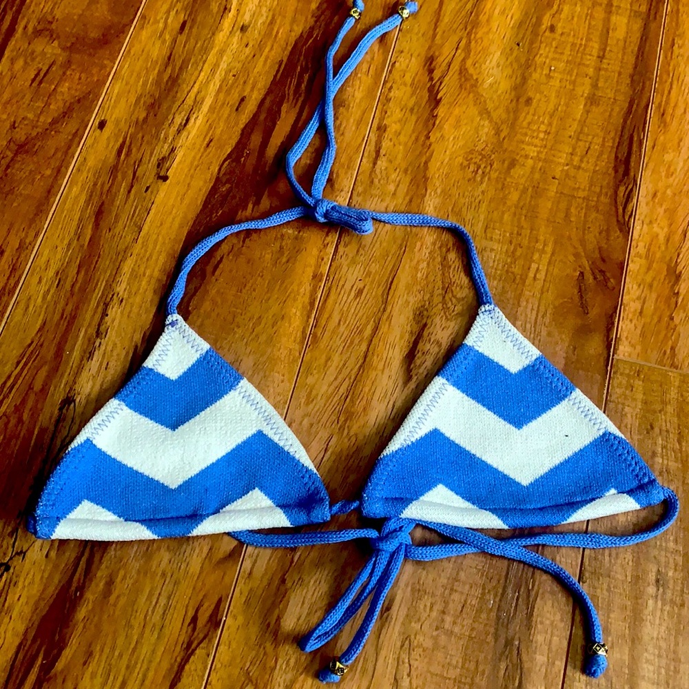 Knit Triangle Bikini Top